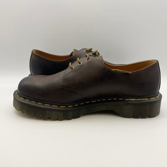 Dr. Martens Womens 1461 Bex Oxford Shoes EU 43 US 11 Dark Brown Leather NIB - Picture 7 of 12